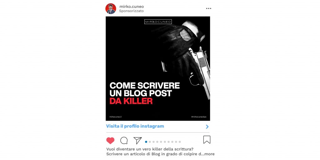 pubblicità su instagram
