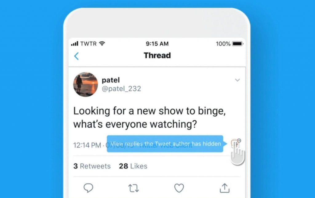 Twitter consente a tutti di nascondere le risposte ai propri tweet