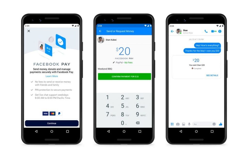 Facebook Pay, il nuovo metodo per acquistare e inviare denaro nell'app