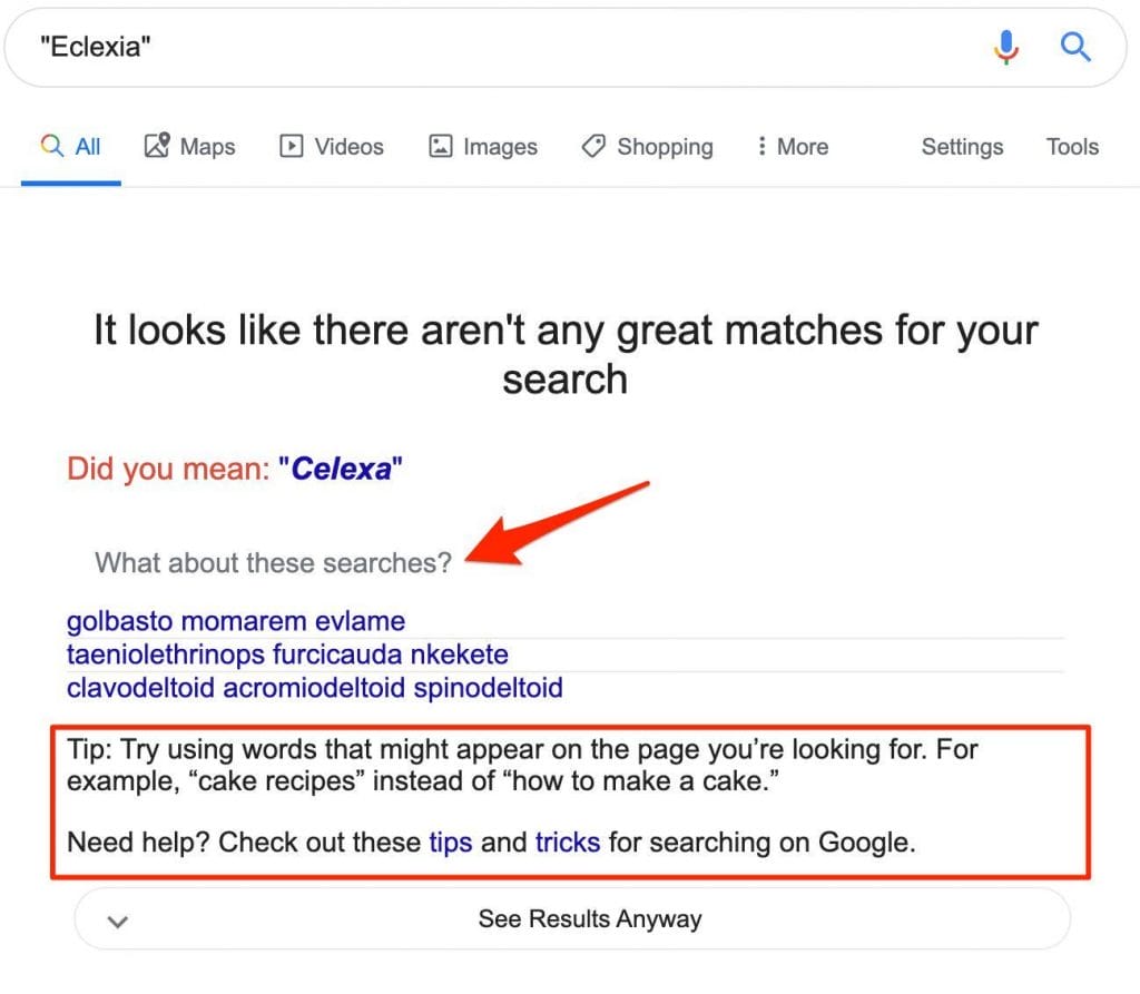 Google: nuovi suggerimenti di ricerca quando non riesci a trovare ciò che vuoi