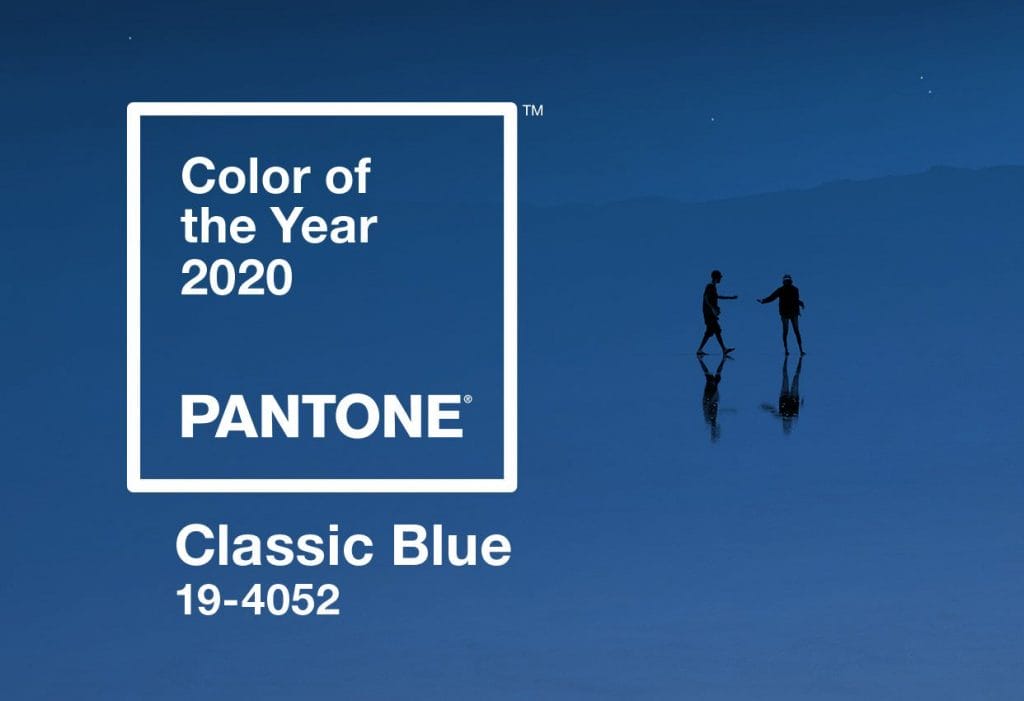 Classic Blue è il nuovo colore che Pantone ha eletto per l'anno 2020