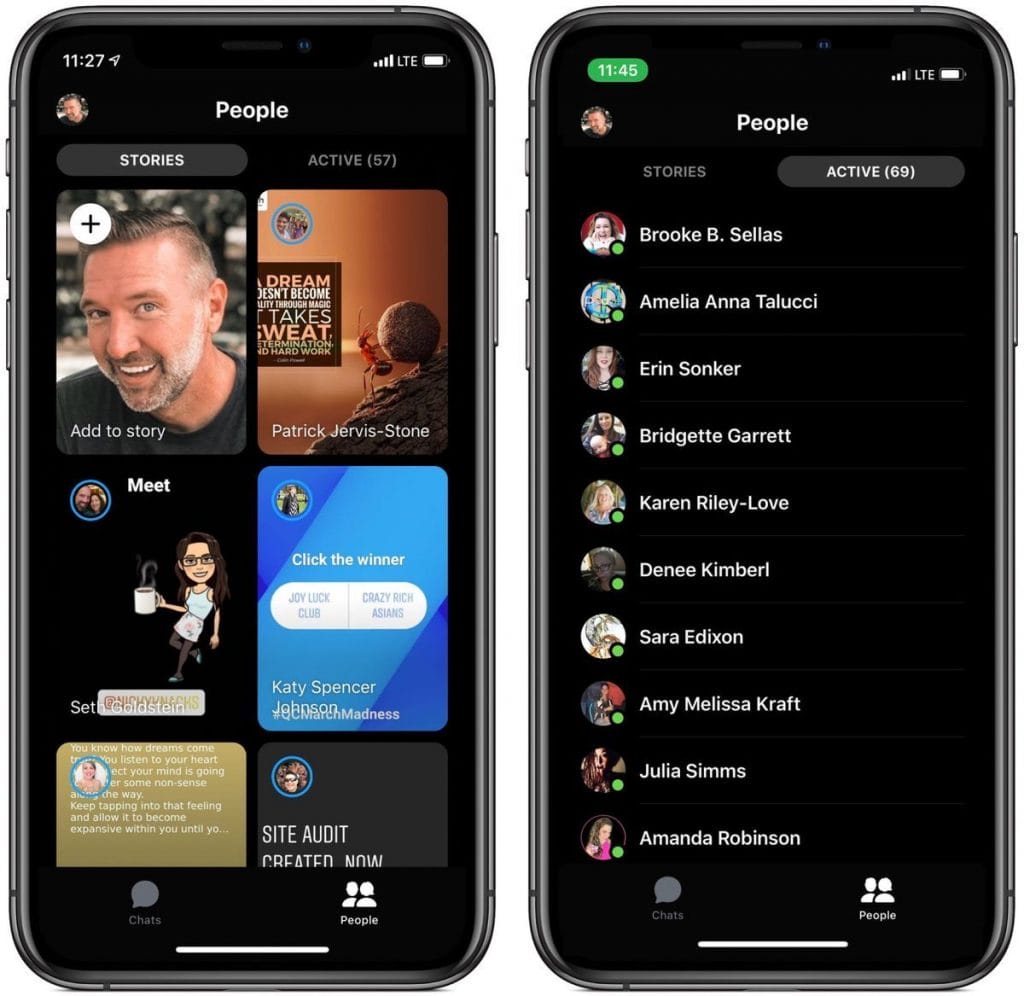 Facebook messenger nuovo design