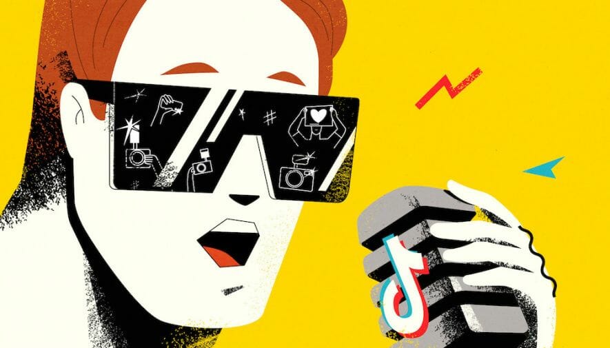 TikTok adesivi donazioni covid-19