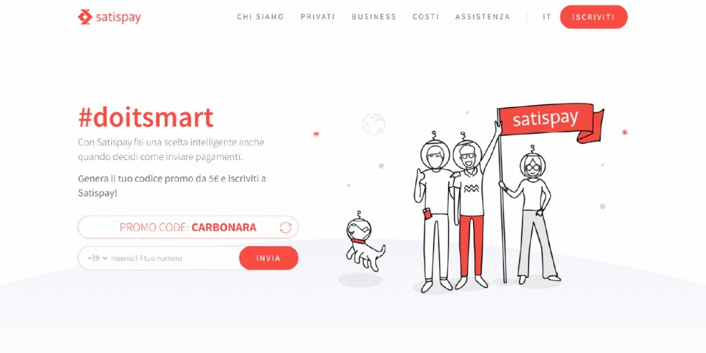brand awareness esempi - satispay