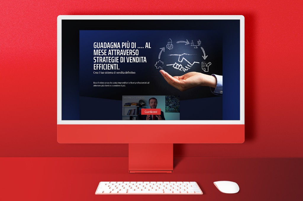esempio di landing page